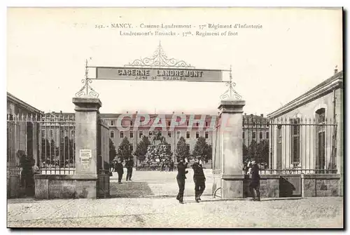 Nancy - Caserne Landremont 37 Regiment d&#39Infanterie - - Cartes postales