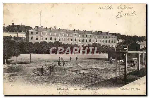 Lisieux - La Caserne Delaunay Ansichtskarte AK