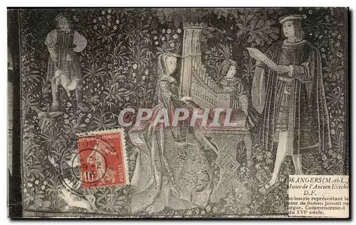 Angers - Musee de l&#39Ancien Eveche - tapestry - arts - Ansichtskarte AK