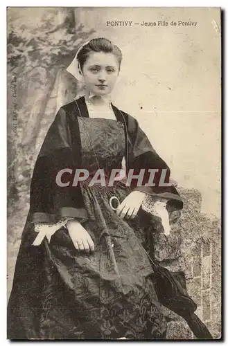 Pontivy - Jeune Fille de Pontivy - Folklore - Costumes - Ansichtskarte AK