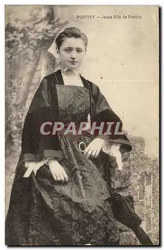 Pontivy - Jeune Fille de Pontivy - Folklore - Costumes - Cartes postales
