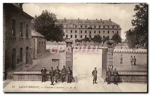 St Brieuc - Caserne Charner - Ansichtskarte AK