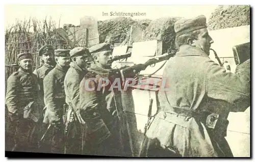 Militaria - Im Schuetzgraben - soldats - Cartes postales