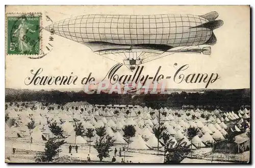 Mailly le Camp - Souvenir - Dirigeable Zeppelin - Ansichtskarte AK