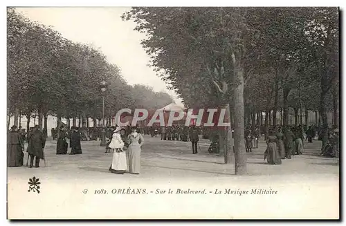 Orleans - Sur le Bouleavard - La Musique Militaire - Cartes postales