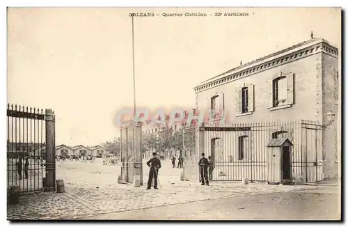 Orleans - Quartier Chatillon - 32 d&#39Artillerie - Ansichtskarte AK