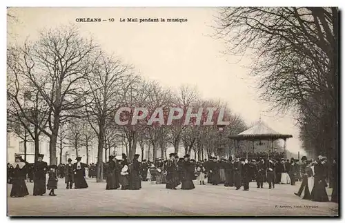 Orleans - Le Mail pendant la musique - Cartes postales