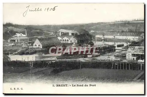 Brest - Le fond du Port Cartes postales