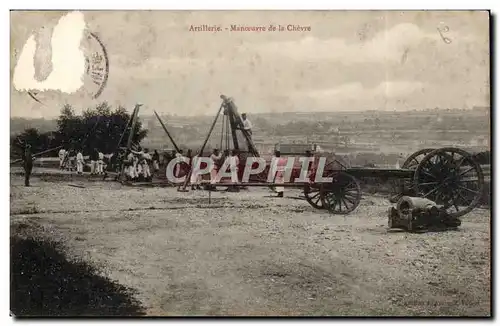 Mailly le Camp - Artillerie - Manoeuvre de la Chevre Goat - Cartes postales