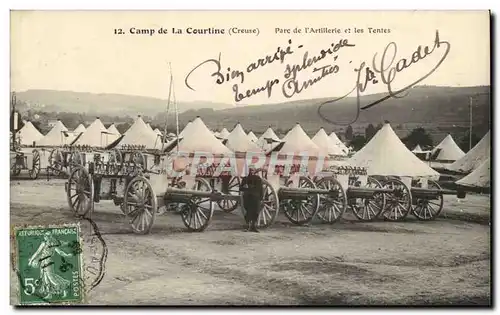 La Courtine - Parc de l&#39Artillerie et les Tentes - Cartes postales