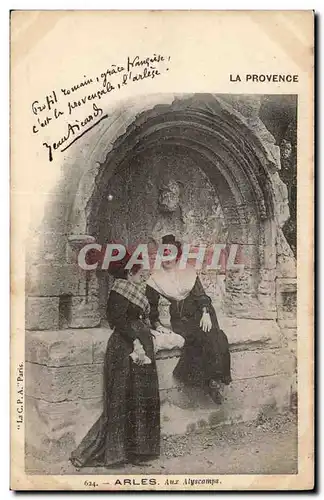 Arles - Alyscamps - Fantaisie - Femme - Cartes postales