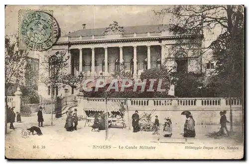 Angers - Le Cercle Militaire - chien - dog - Cartes postales