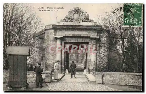 Caen - Porte Principale du Chateau Cartes postales