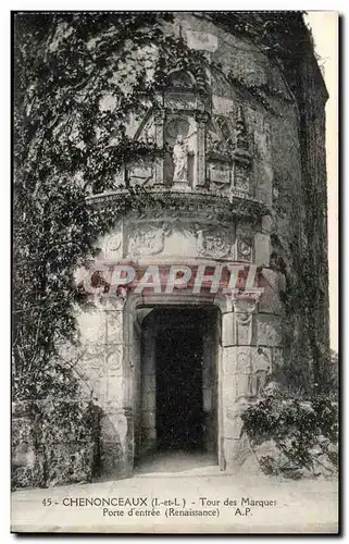 Chenonceaux - Tour des Marques - Porte d&#39Entree- Cartes postales