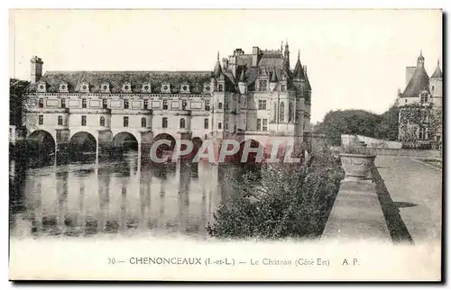 Chenonceaux - Le Chateau - Cote Est - Ansichtskarte AK