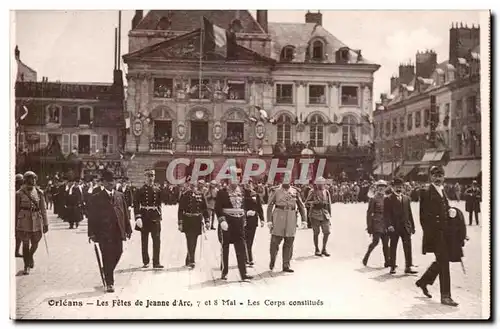 Orleans - La Fete de Jeanne d&#39Arc 7 et 8 Mai - Les Corps Constitue - Cartes postales