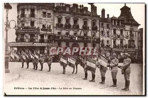 Orleans - La Fete de Jeanne d&#39Arc -Le saint au Drapeau - Cartes postales