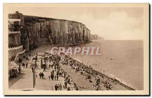 Ault - La Digue et La Plage - Cartes postales