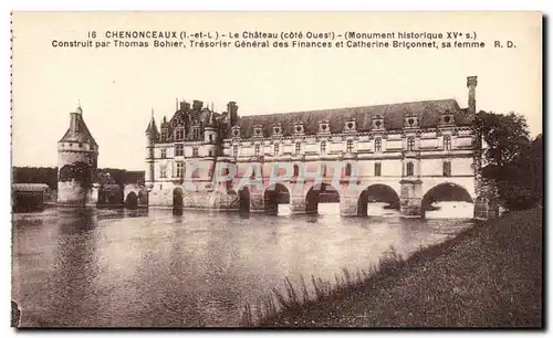 Chenonceaux - Le Chateau - Construit par Thomas Bohier - Ansichtskarte AK