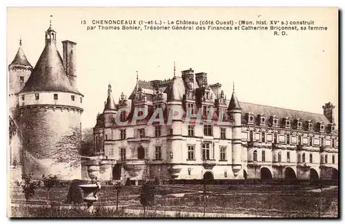 Chenonceaux - Le Chateau - Construit par Thomas Bohier - Ansichtskarte AK