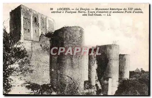 Loches - Le Donjon - Cartes postales