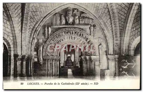 Loches - Porche de la Cathedrale - Ansichtskarte AK