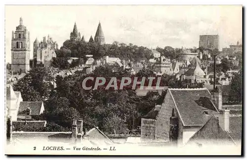 Loches - Vue Generale - Ansichtskarte AK