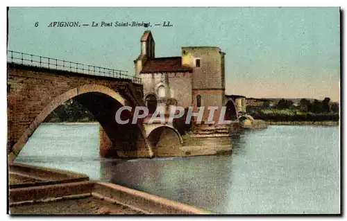 Avignon - Le Pont Saint Benedict - Bridge - Ansichtskarte AK