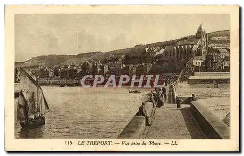 Le Treport - Vue prise du Phare - lighthouse - Ansichtskarte AK