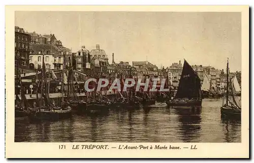 Le Treport - L&#39Avant Port a Maree Basse - Cartes postales