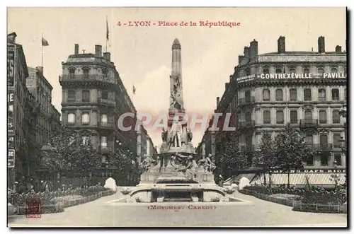 Lyon - Place de la Republique - Cartes postales