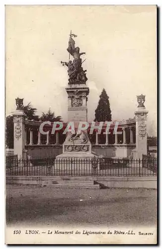 Lyon - Le Monument des Legionniares du Rhone - Cartes postales