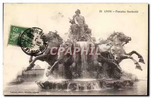 Lyon - Fontaine Bartholdi - Cartes postales