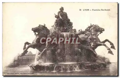 Lyon - Fontaine Bartholdi Cartes postales