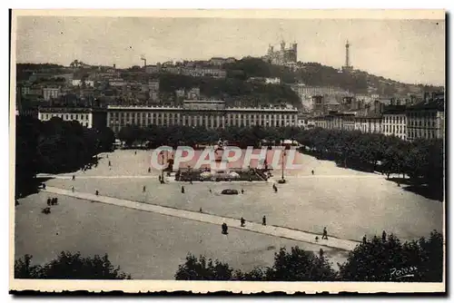 Lyon - Place Bellecour Vue d&#39Ensemble Cartes postales