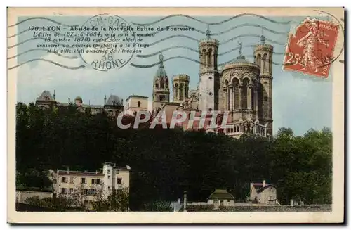 Lyon - Abside de la Nouvelle Eglise de Fourviere Cartes postales