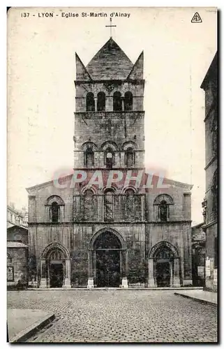 Lyon - Eglise St Martin d&#39Ainay - Ansichtskarte AK