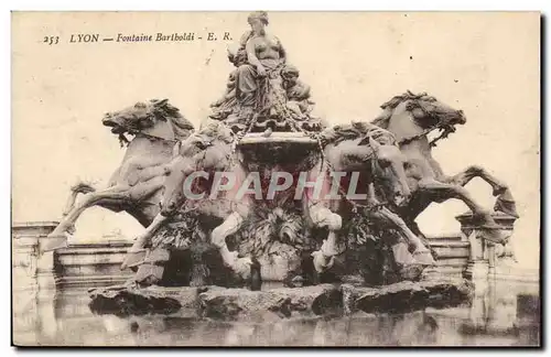 Lyon - Fontaine Bartholdi - Cartes postales