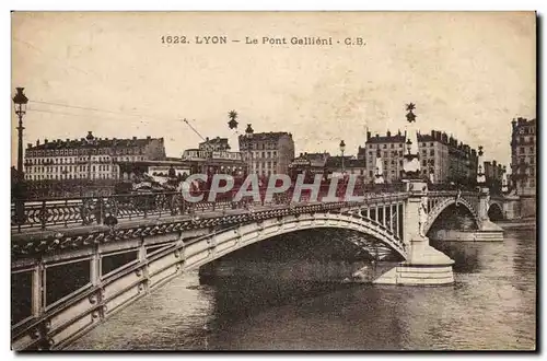 Lyon - Le Pont Gallieni - Bridge - Ansichtskarte AK