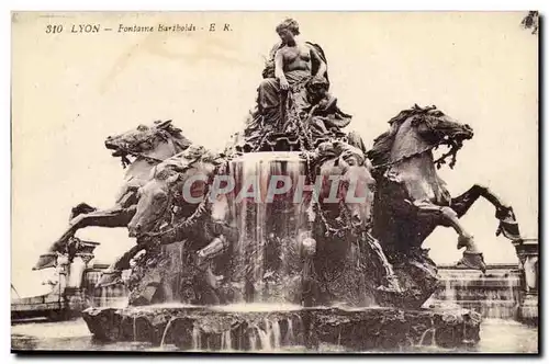 Lyon - Fontaine Bartholdi - Cartes postales