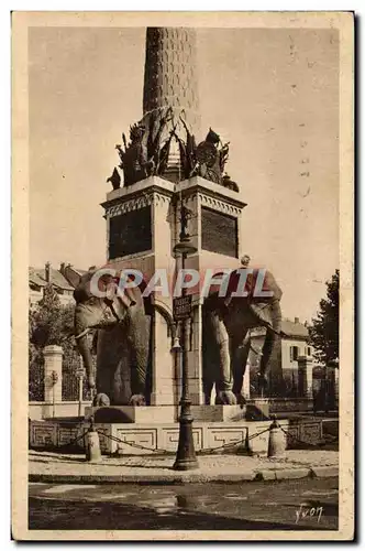 Chambery - Detail de la Fontaine des Elephants Cartes postales