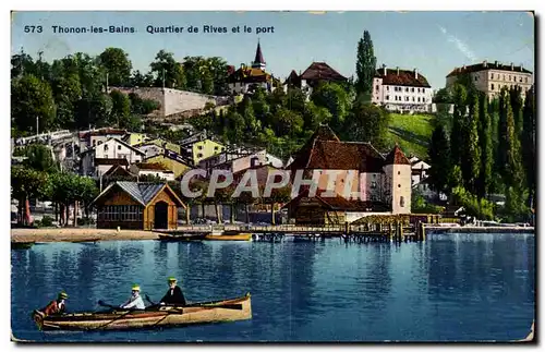 Thonon les Bains - Quartier de Rives et le Port Cartes postales