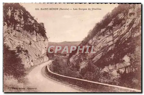 Saint Beron - Les Gorges de Chailles Ansichtskarte AK