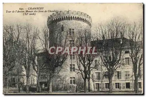 Chambery - Tour de l&#39Ancien Manoir Ansichtskarte AK