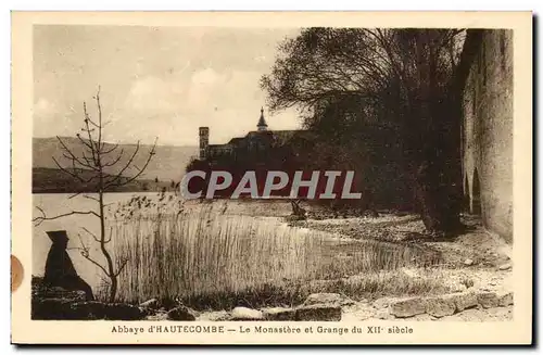 Ansichtskarte AK Abbaye d&#39Hautecombe Le monastere et grange du 12eme