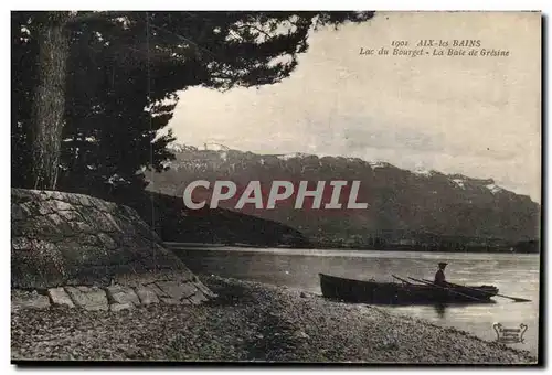 Cartes postales Aix les Bains Lac du Bourget La baie de Gresine