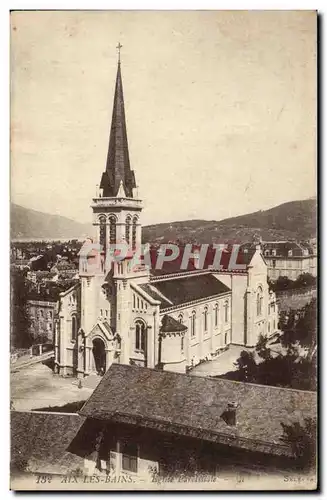 Cartes postales Aix les Bains Eglise paroissiale