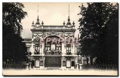 Cartes postales Aix les Bains Villa des fleurs