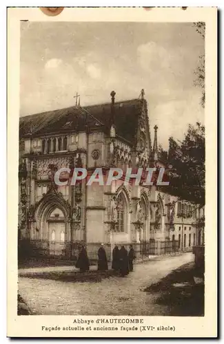 Ansichtskarte AK Abbaye d&#39Hautecombe Facade actuelle et ancienne facade (16eme)