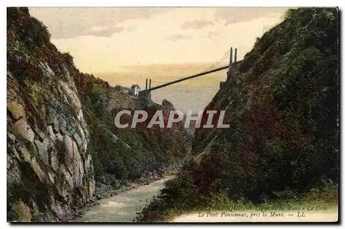 Cartes postales Dauphine Pittoresque Ligne de la Mure Le Drac Le pont Ponsonnais pres la Mure